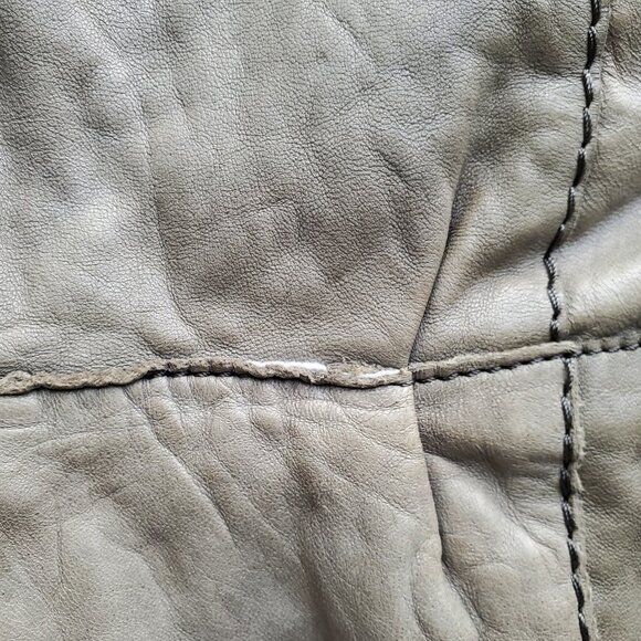 Lucky Brand Buttery Soft Leather Convertible Satchel Large Messenger Bag - Picture 16 of 16